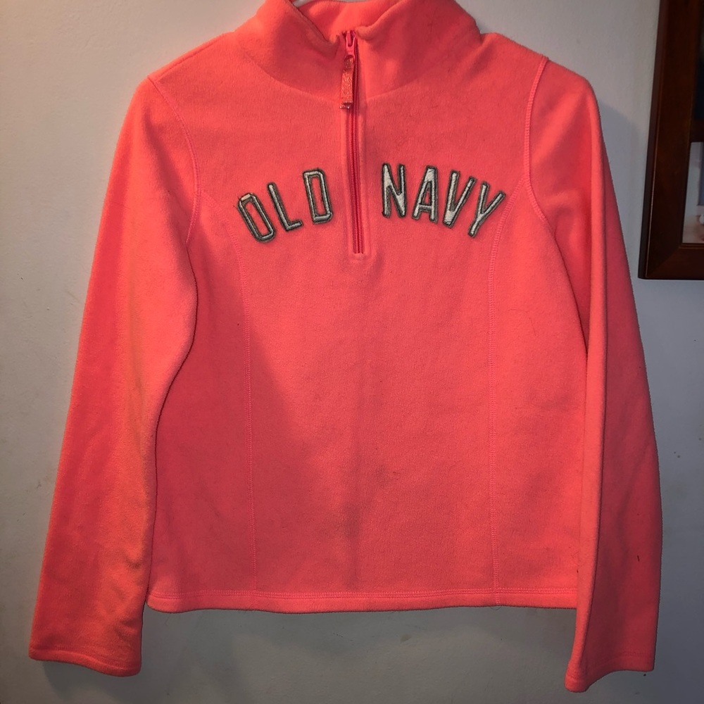 Girls Old Navy Quarter Zip Fleece